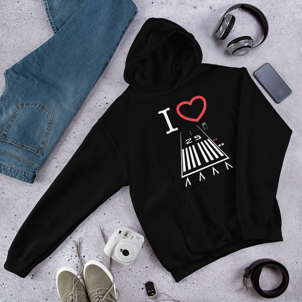 Hawthorne Airport Runway 25 / 7 - unisex hoodie