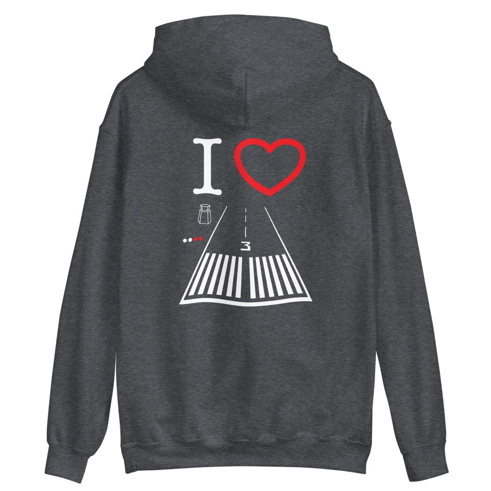 Santa Monica Airport Runway 21 / 3 - unisex hoodie