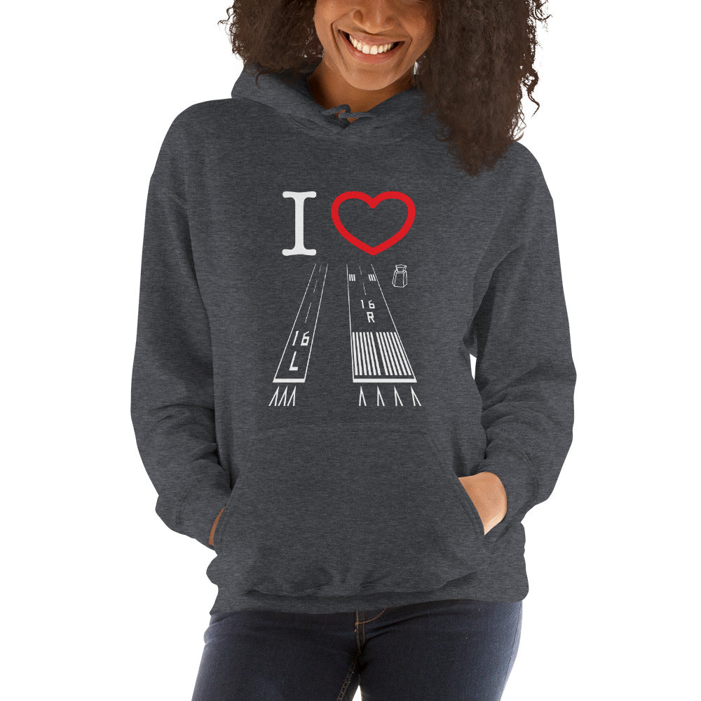 Van Nuys Airport Runways 16L - 16R / 34L - 34R - unisex hoodie