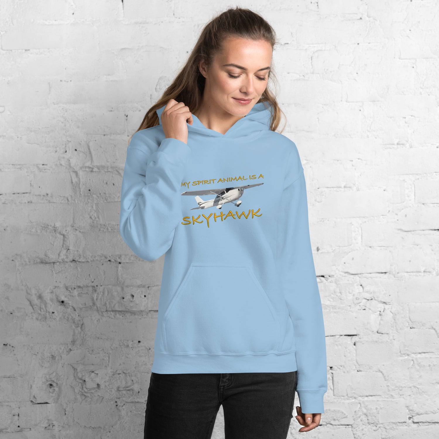 My Spirit Animal is a Skyhawk - unisex hoodie