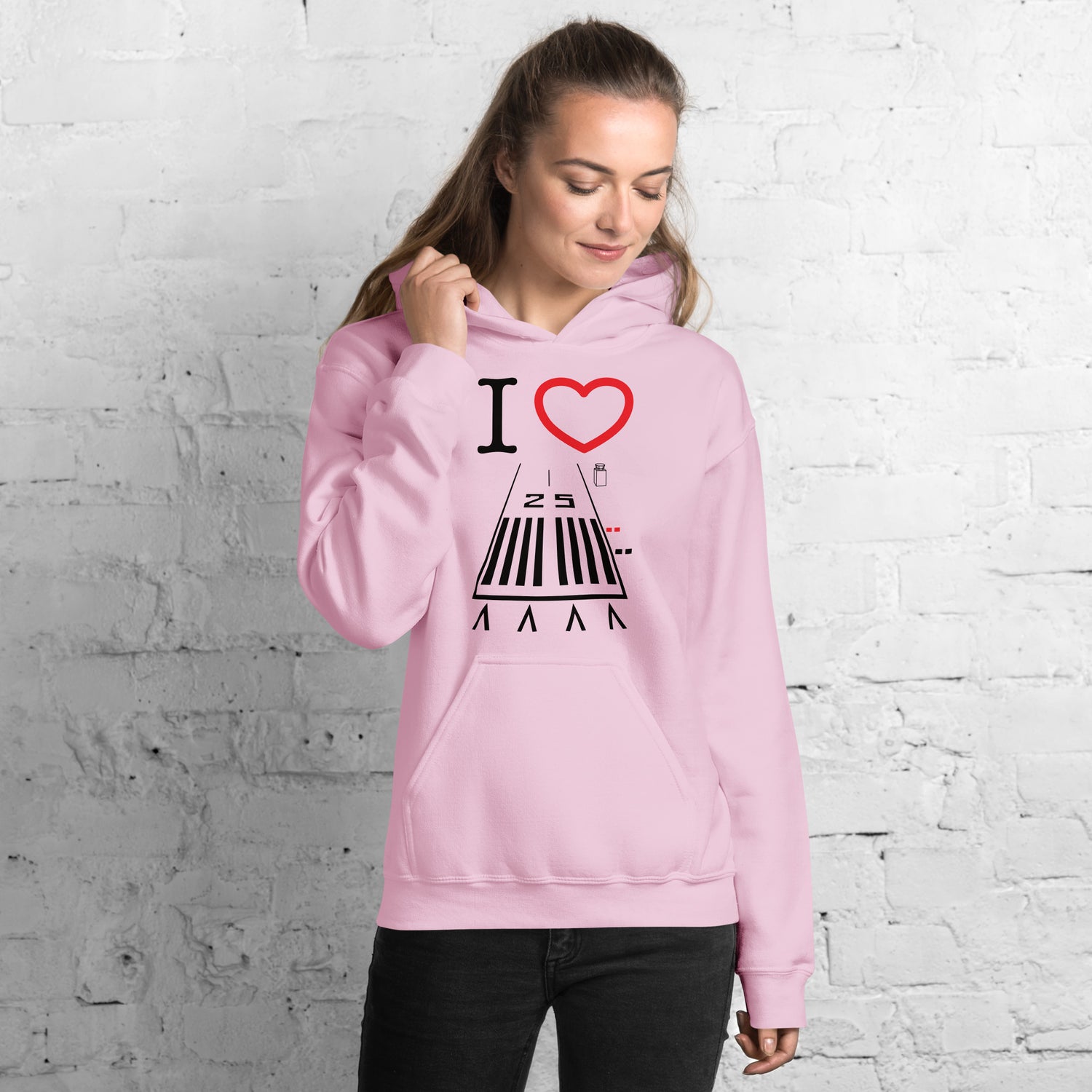 Hawthorne Airport Runway 25 / 7 - unisex hoodie