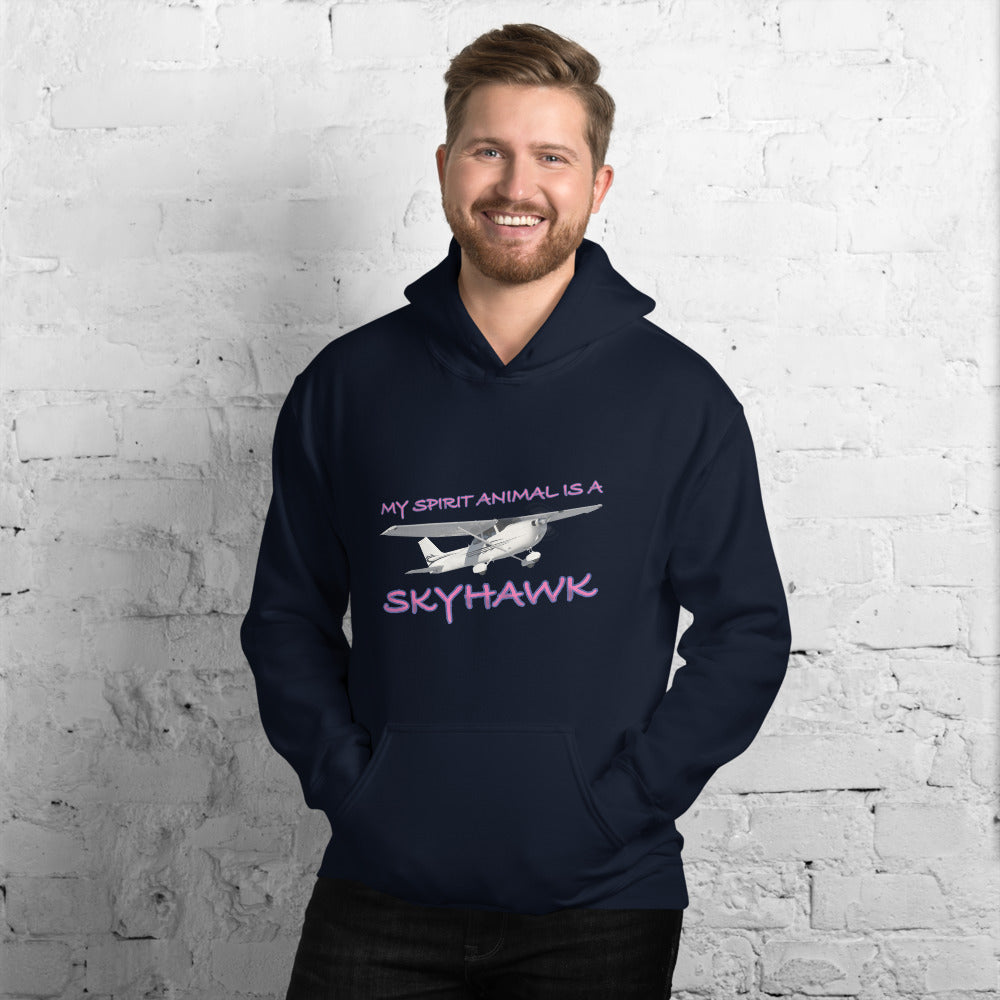 My Spirit Animal is a Skyhawk - unisex hoodie