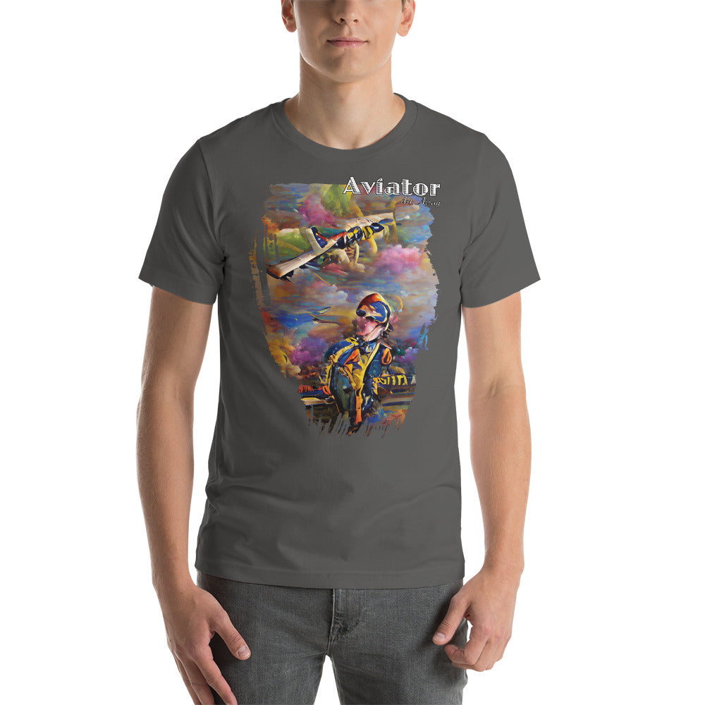 Aviator Art No. 3 - Short-Sleeve Unisex T-Shirt