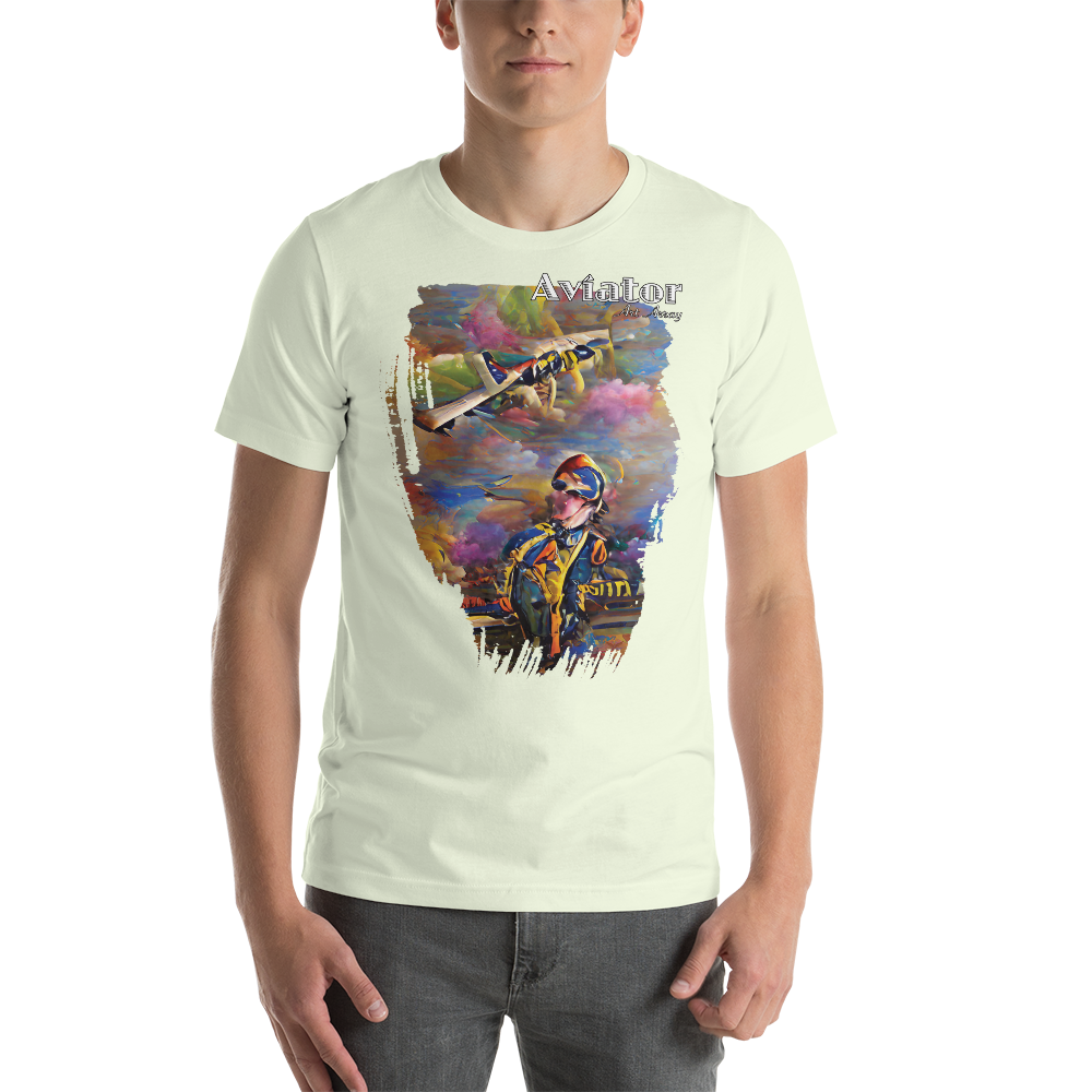 Aviator Art No. 3 - Short-Sleeve Unisex T-Shirt