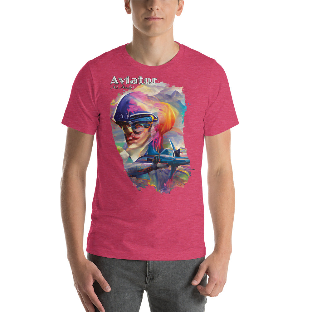 Camiseta de manga corta unisex Aviator Art No. 1