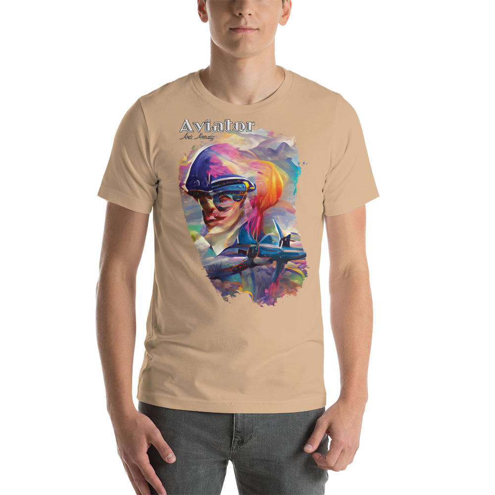Aviator Art No. 1 short-sleeve unisex T-shirt