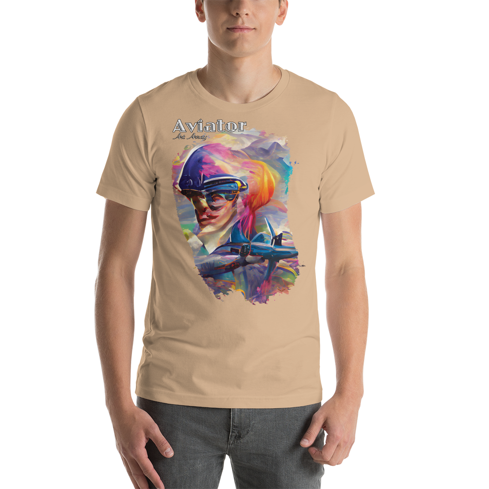 Aviator Art No. 1 short-sleeve unisex T-shirt
