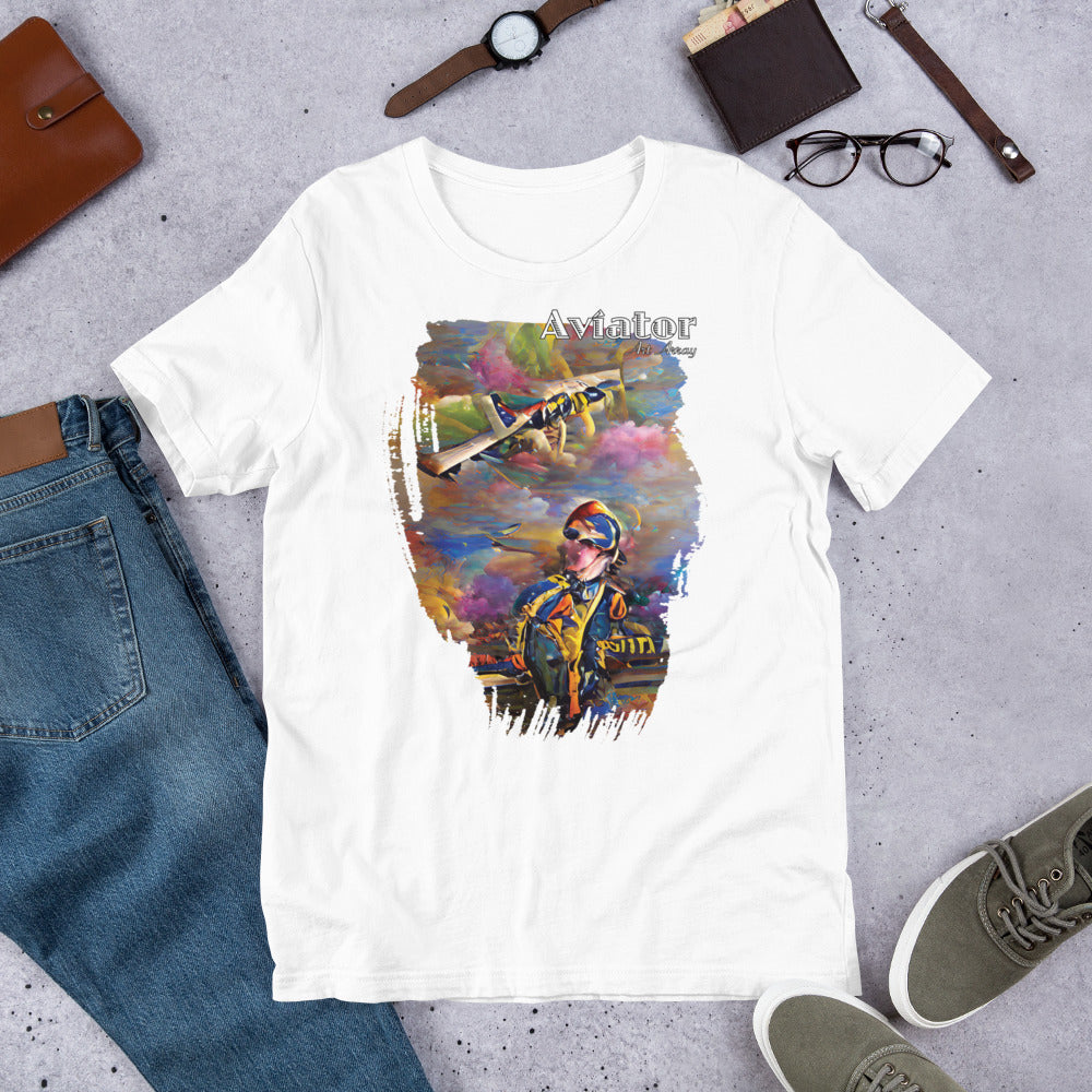 Aviator Art No. 3 - Short-Sleeve Unisex T-Shirt