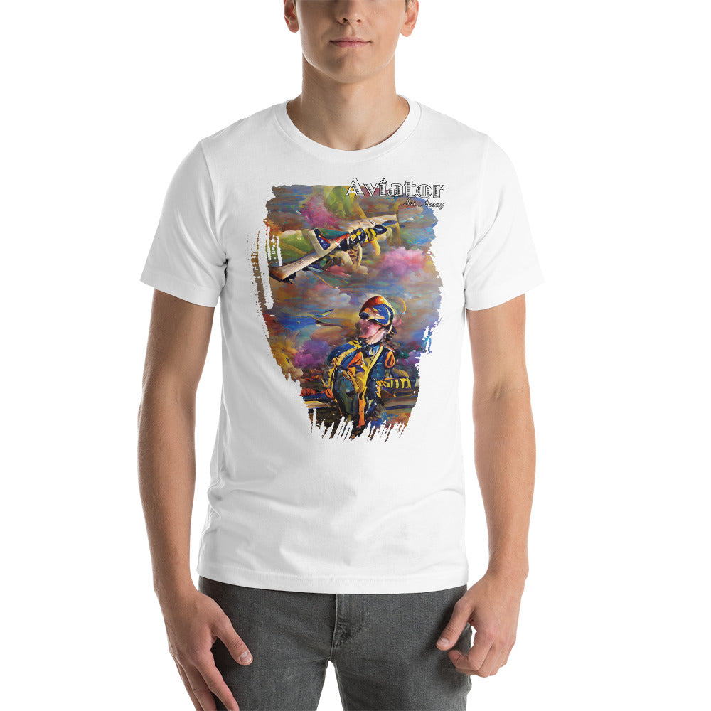 Aviator Art No. 3 - Short-Sleeve Unisex T-Shirt