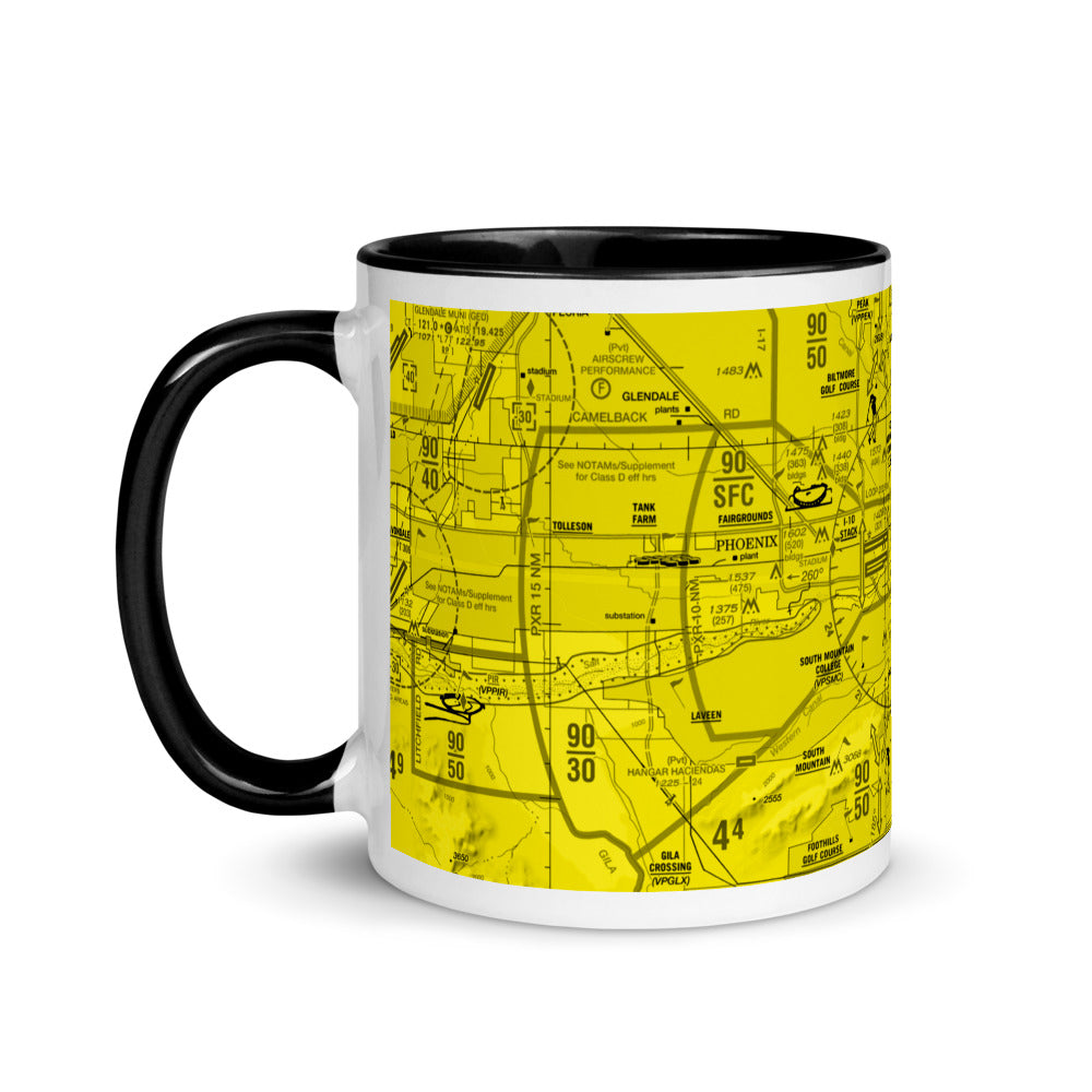 Phoenix TAC Chart - 11 oz. yellow mug with color inside