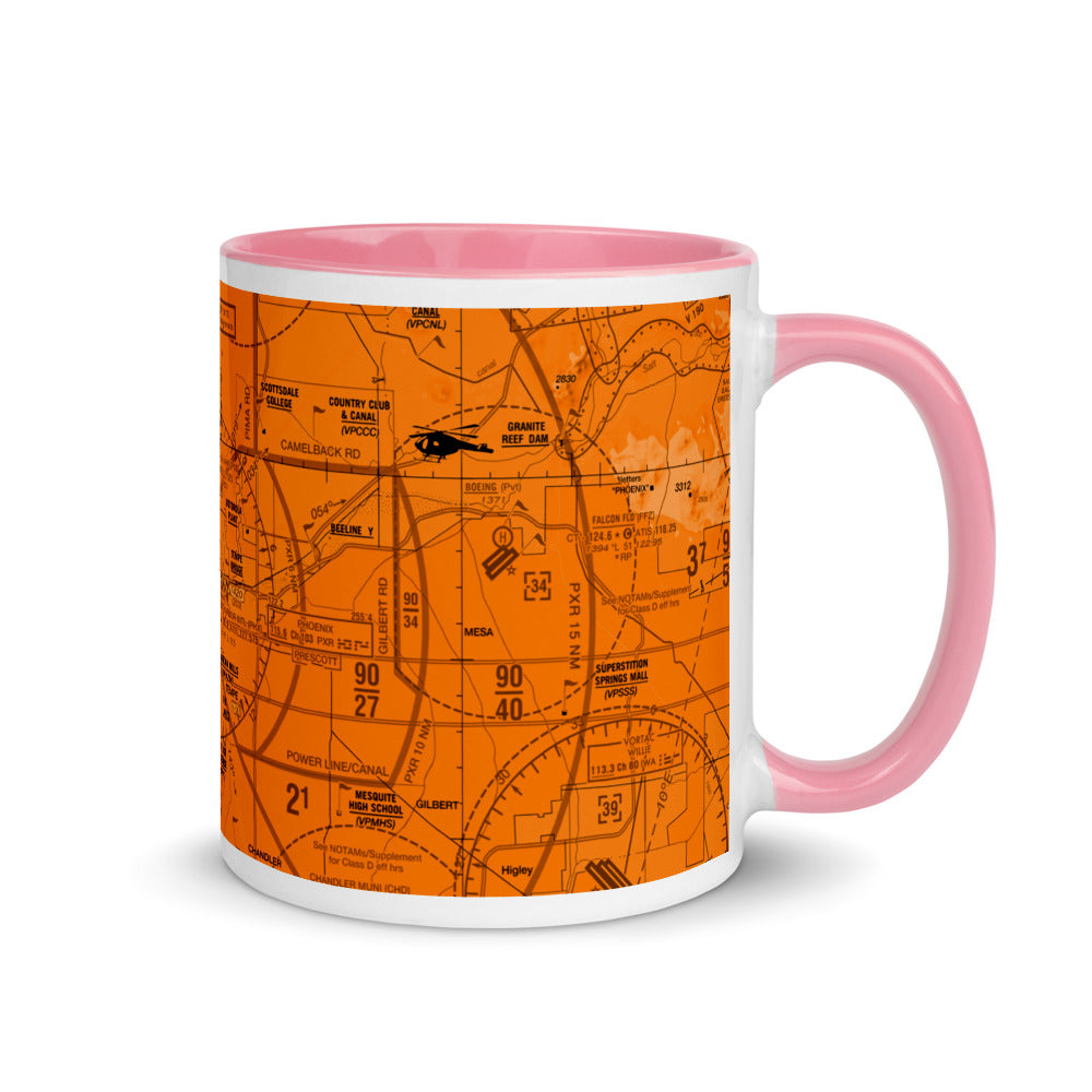 Phoenix TAC Chart - 11 oz. orange mug with color inside