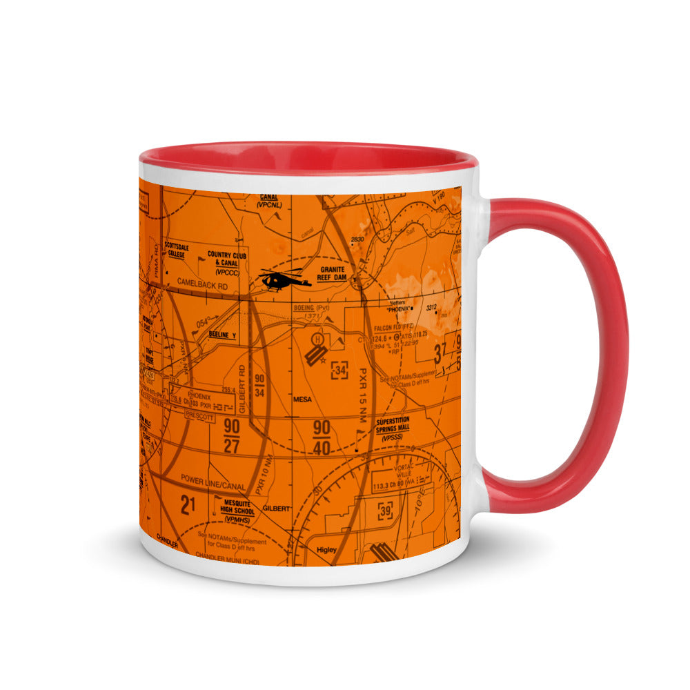 Phoenix TAC Chart - 11 oz. orange mug with color inside