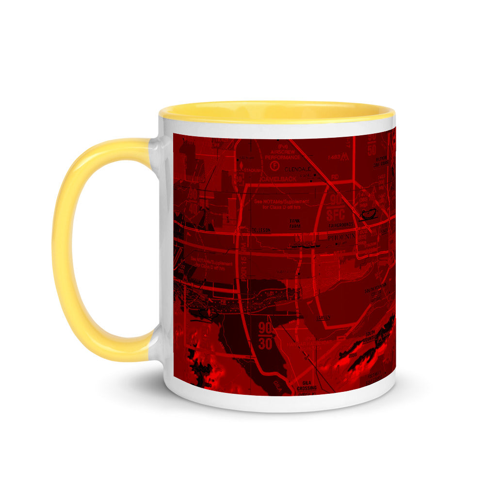 Phoenix TAC Chart - 11 oz. red mug with color inside