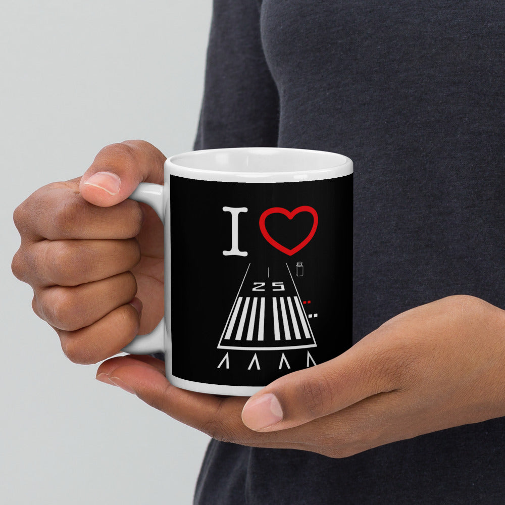 Hawthorne Airport Runway 25 / Runway 7 mug