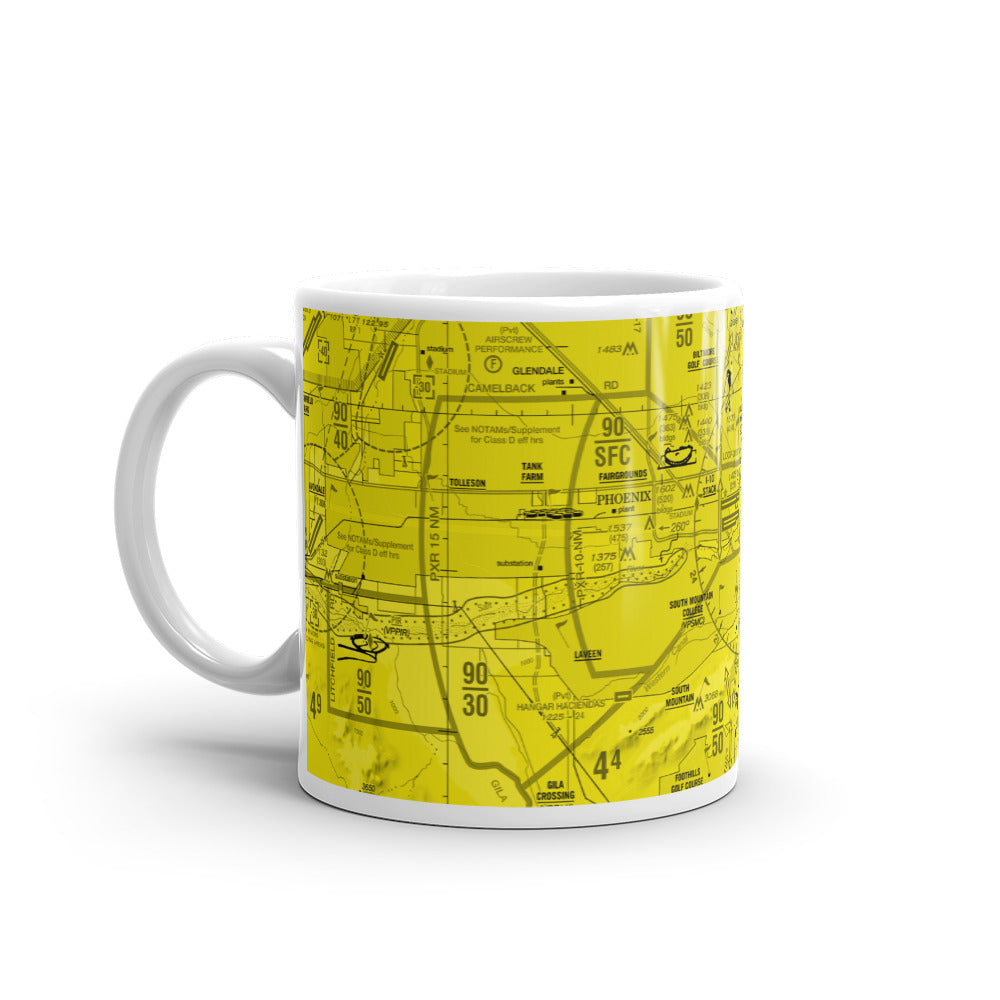 Phoenix TAC Chart mug - yellow