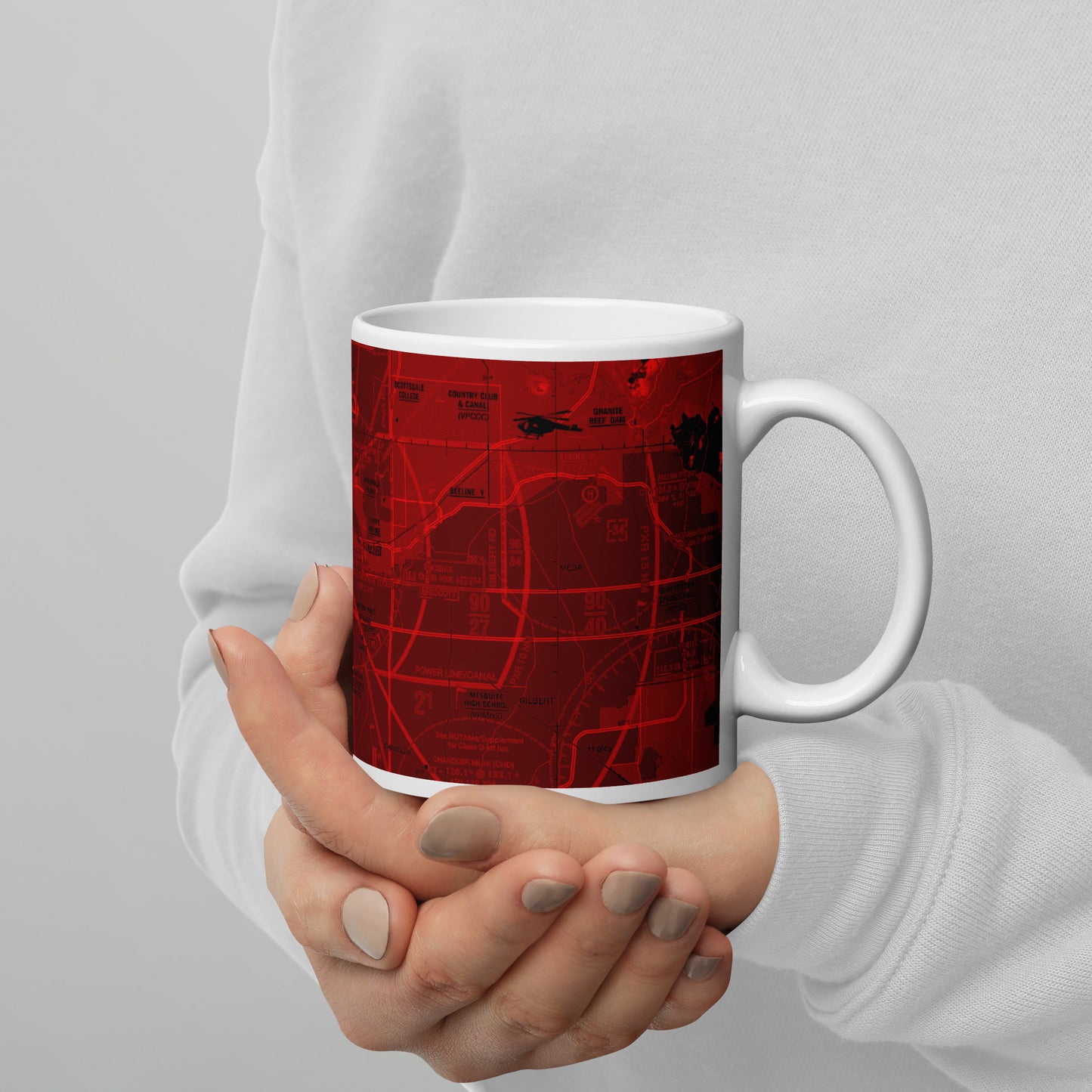 Phoenix TAC Chart mug - red